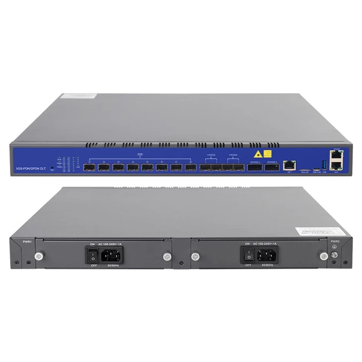 8-porttinen 10G Combo XGSPON-08V PON/GPON OLT